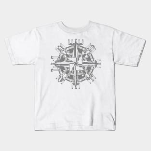 Vegvisir Machine | Vegvisir Gear Tattoo Kids T-Shirt